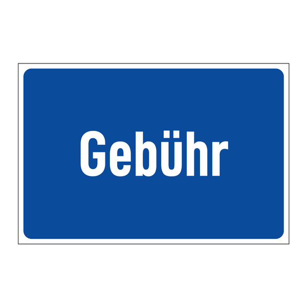 Gebühr