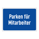 Parken für Mitarbeiter