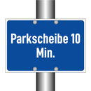 Parkscheibe 10 Min.