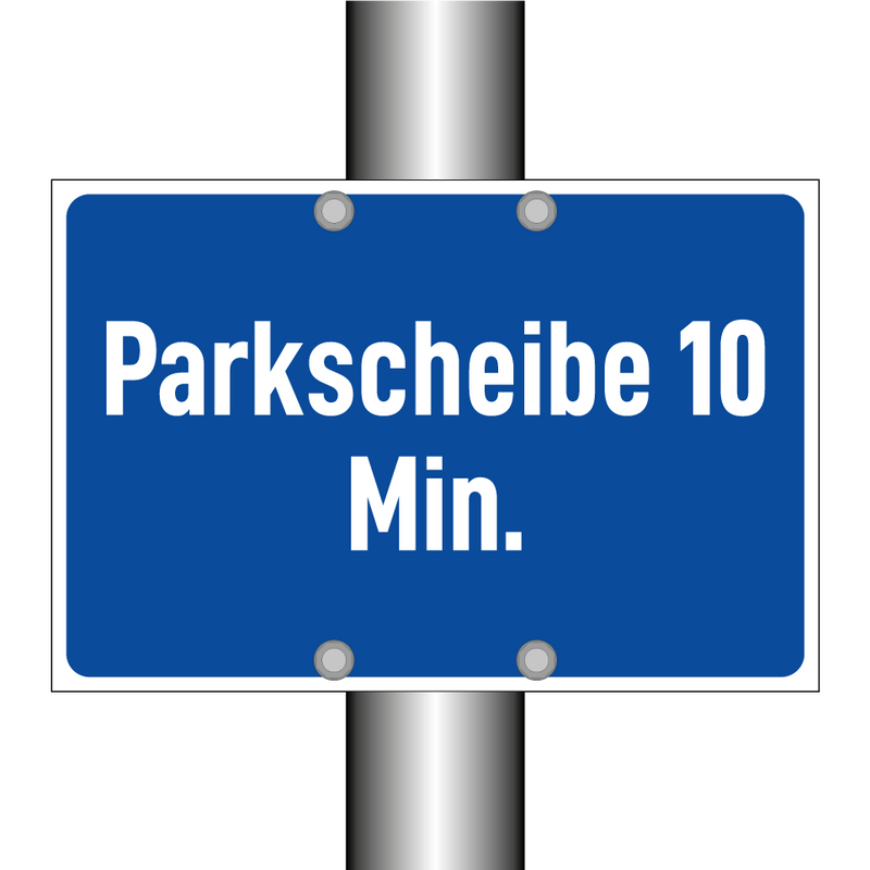 Parkscheibe 10 Min.