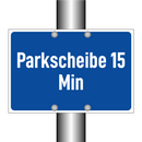 Parkscheibe 15 Min