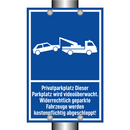 Privatparkplatz Dieser Parkplatz wird videoüberwacht. Widerrechtlich geparkte Fahrzeuge werden kostenpflichtig abgeschleppt!