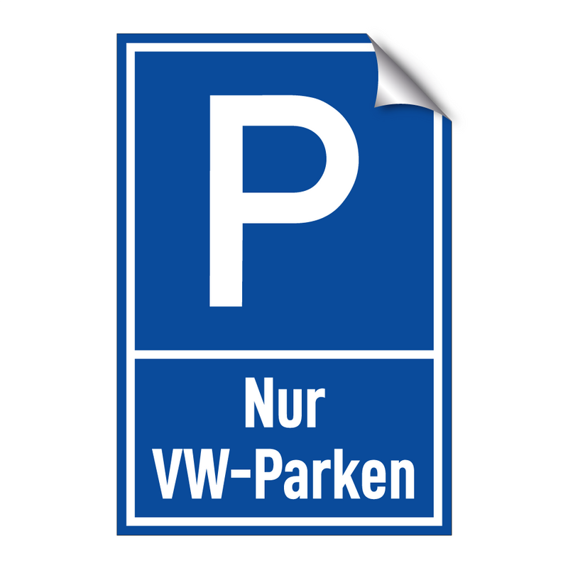 Nur VW-Parken