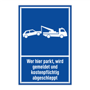 Wer hier parkt, wird gemeldet und kostenpflichtig abgeschleppt