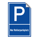 Nur Rollerparkplatz