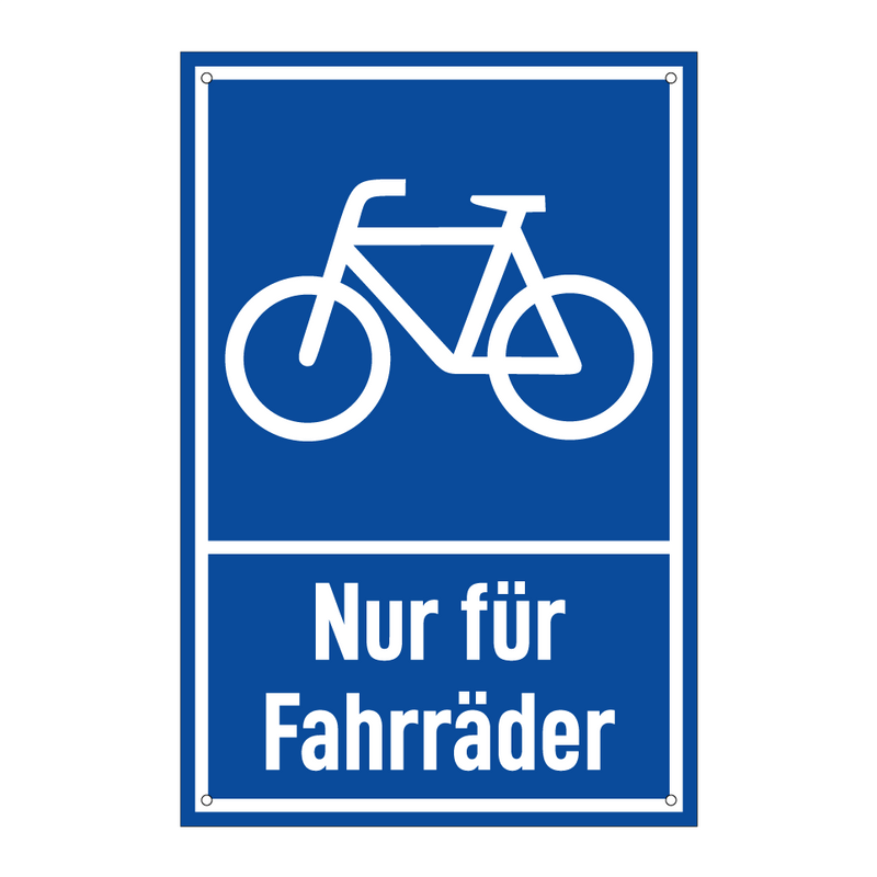Nur für Fahrräder
