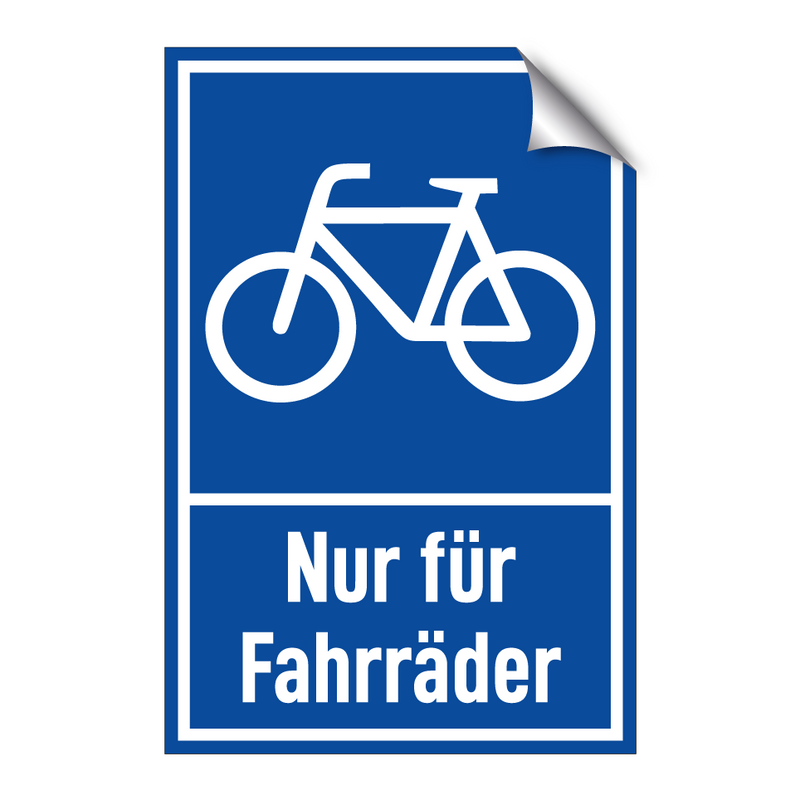 Nur für Fahrräder