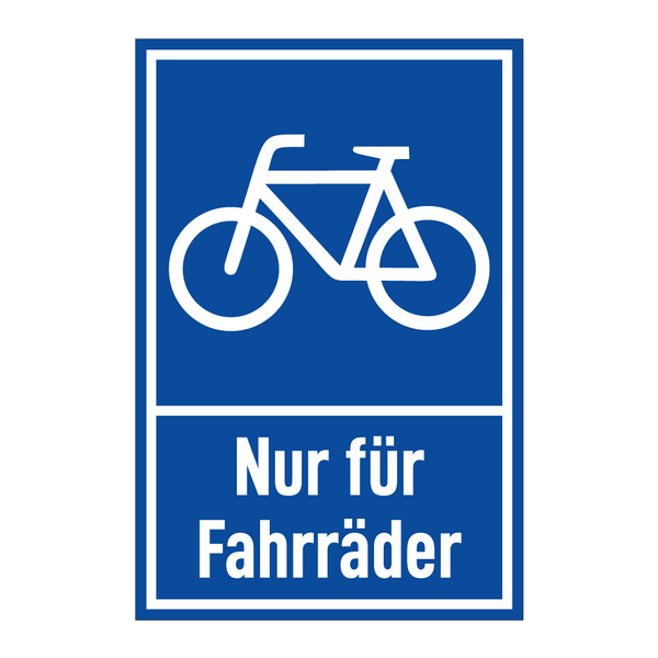 Nur für Fahrräder