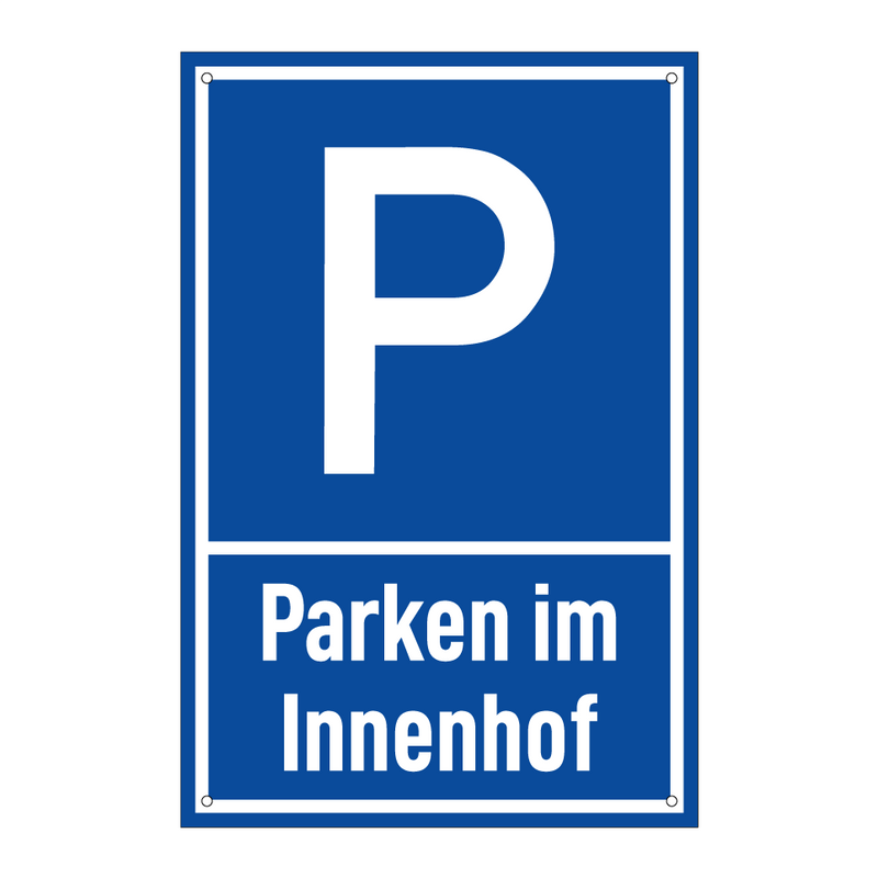 Parken im Innenhof