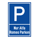 Nur Alfa Romeo Parken