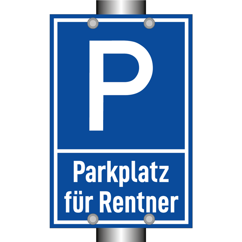 Parkplatz für Rentner