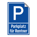 Parkplatz für Rentner