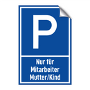 Nur für Mitarbeiter Mutter/Kind
