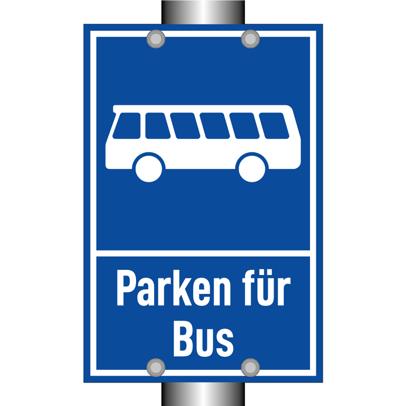 Parken für Bus