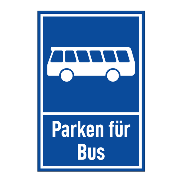 Parken für Bus