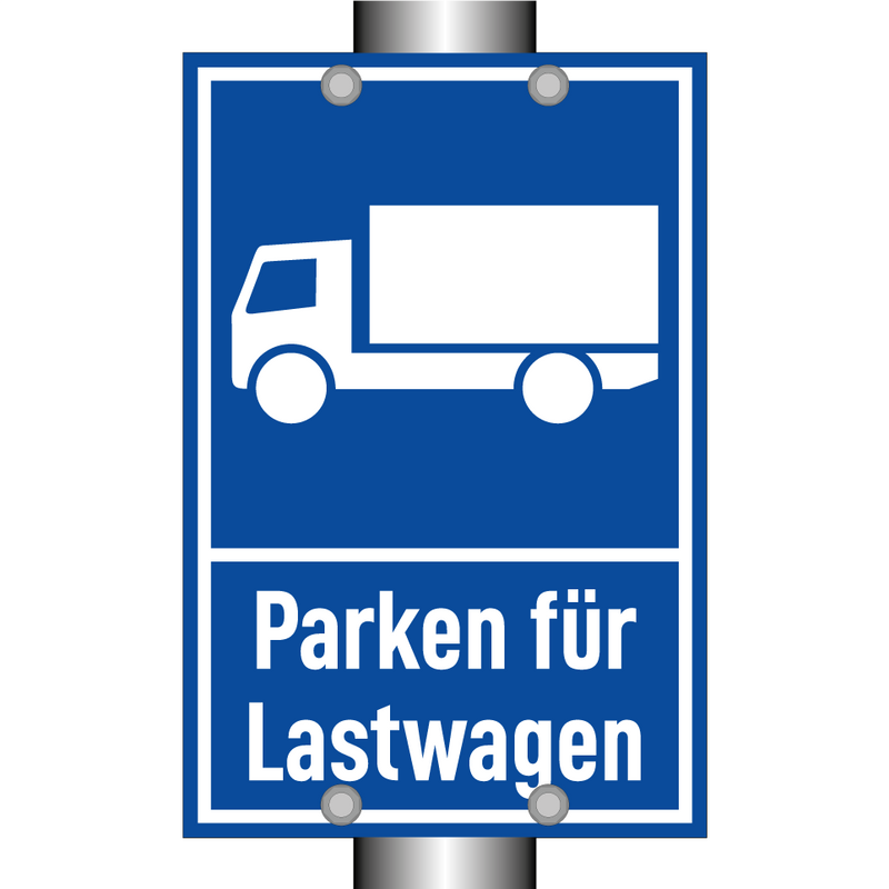 Parken für Lastwagen