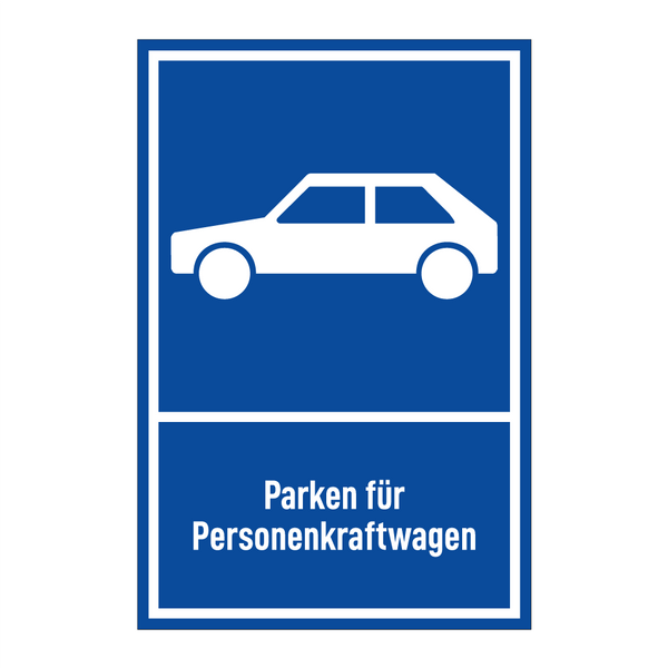 Parken für Personenkraftwagen