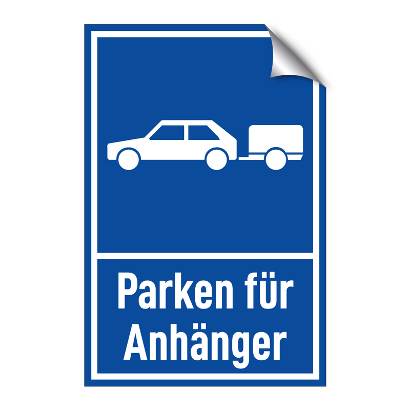 Parken für Anhänger