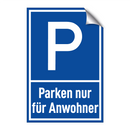 Parken nur für Anwohner