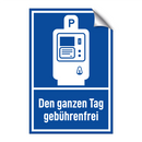 Den ganzen Tag gebührenfrei