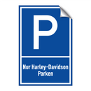 Nur Harley-Davidson Parken