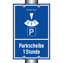 Parkscheibe 1 Stunde