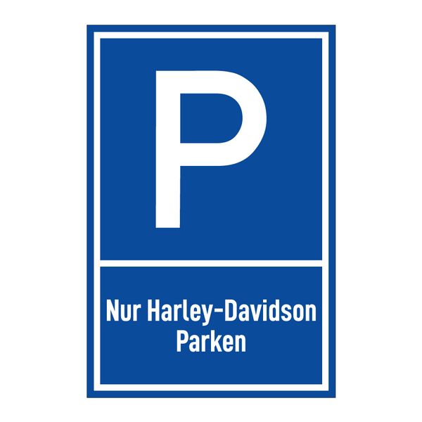Nur Harley-Davidson Parken