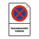 Feuerwehrausfahrt freihalten