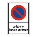 Ladezone. Parken verboten