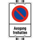 Ausgang freihalten