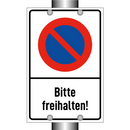Bitte freihalten!