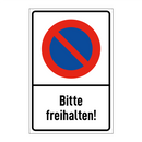 Bitte freihalten!
