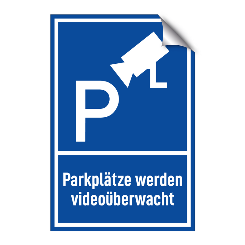 Parkplätze werden videoüberwacht