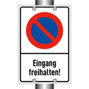Eingang freihalten!