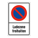 Ladezone freihalten