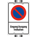 Eingang/Ausgang freihalten