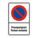Privatparkplatz Parken verboten
