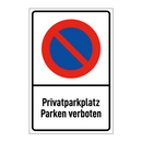 Privatparkplatz Parken verboten