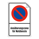 Annäherungszone für Notdienste