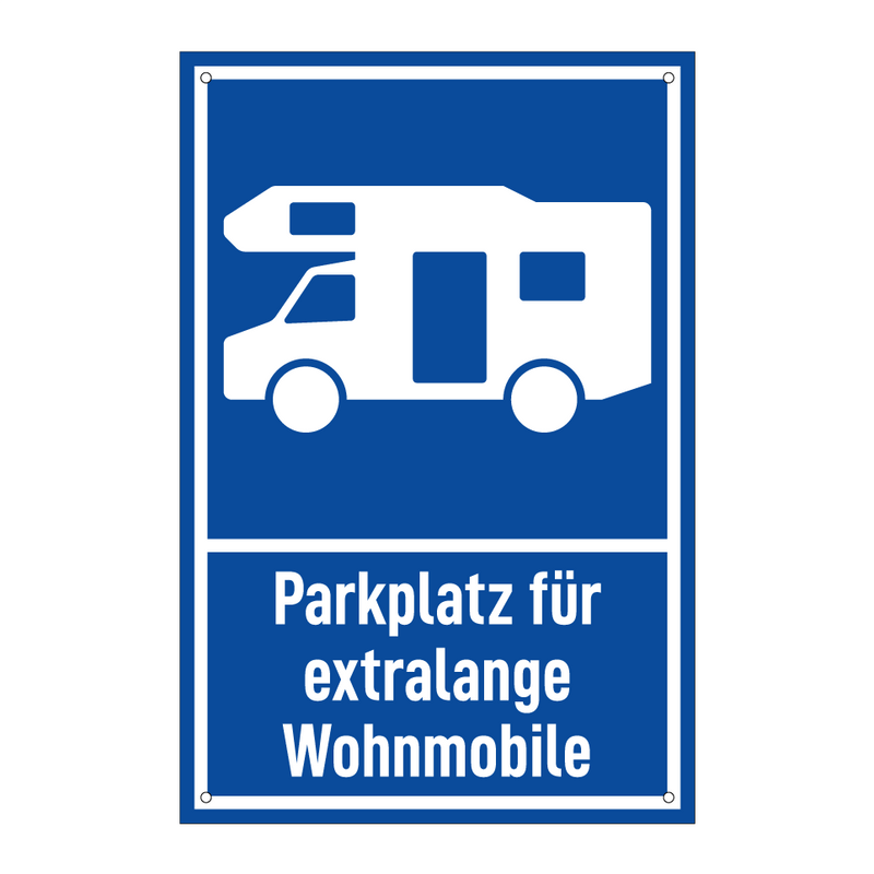 Parkplatz für extralange Wohnmobile
