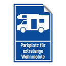 Parkplatz für extralange Wohnmobile