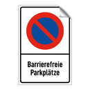 Barrierefreie Parkplätze