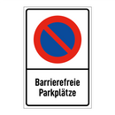 Barrierefreie Parkplätze