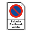 Parken im Privatbereich verboten