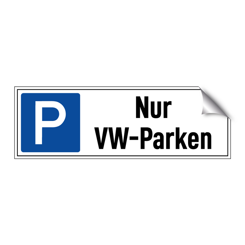 Nur VW-Parken