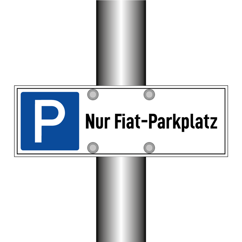 Nur Fiat-Parkplatz