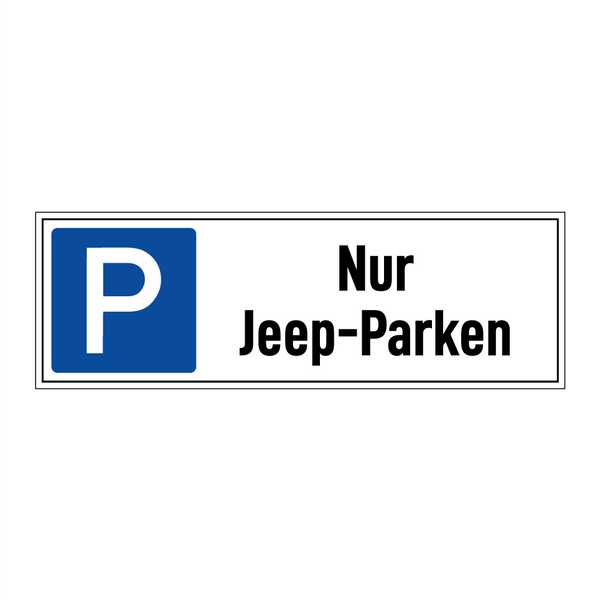 Nur Jeep-Parken