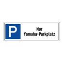 Nur Yamaha-Parkplatz