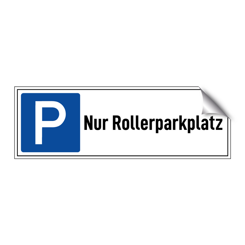 Nur Rollerparkplatz