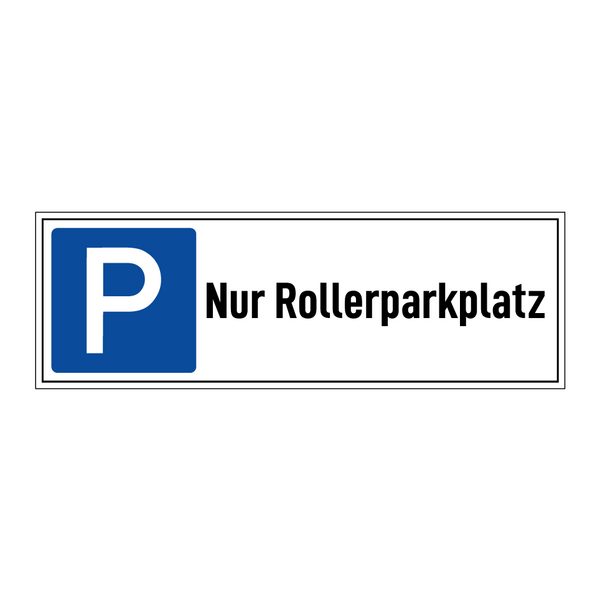 Nur Rollerparkplatz